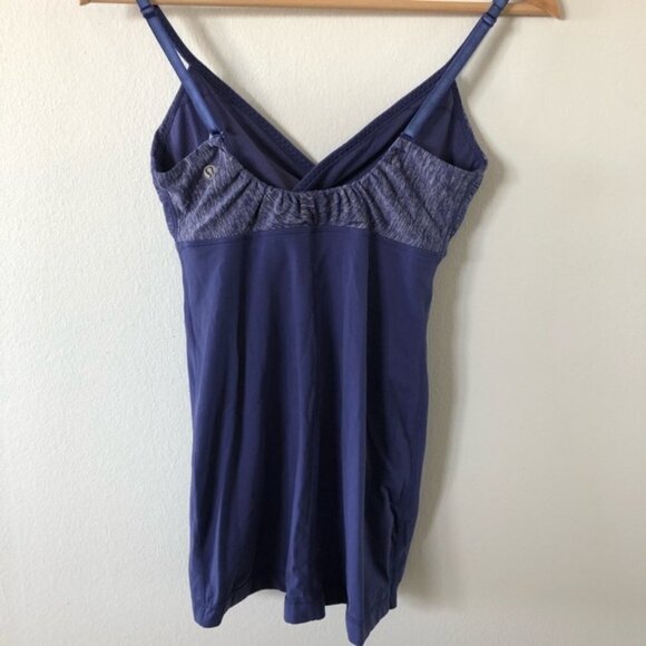 Lululemon Pranayama tank blue space dye size 6 - Picture 2 of 3
